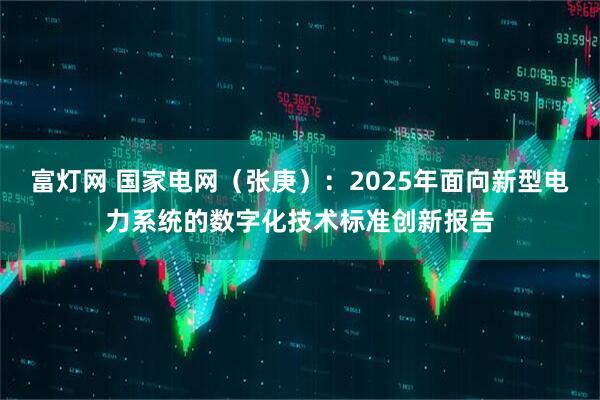 富灯网 国家电网（张庚）：2025年面向新型电力系统的数字化技术标准创新报告