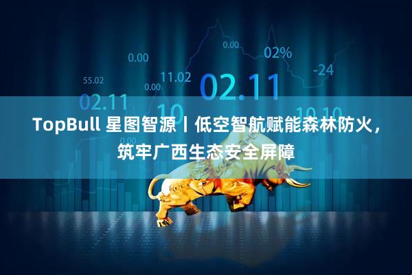 TopBull 星图智源丨低空智航赋能森林防火，筑牢广西生态安全屏障
